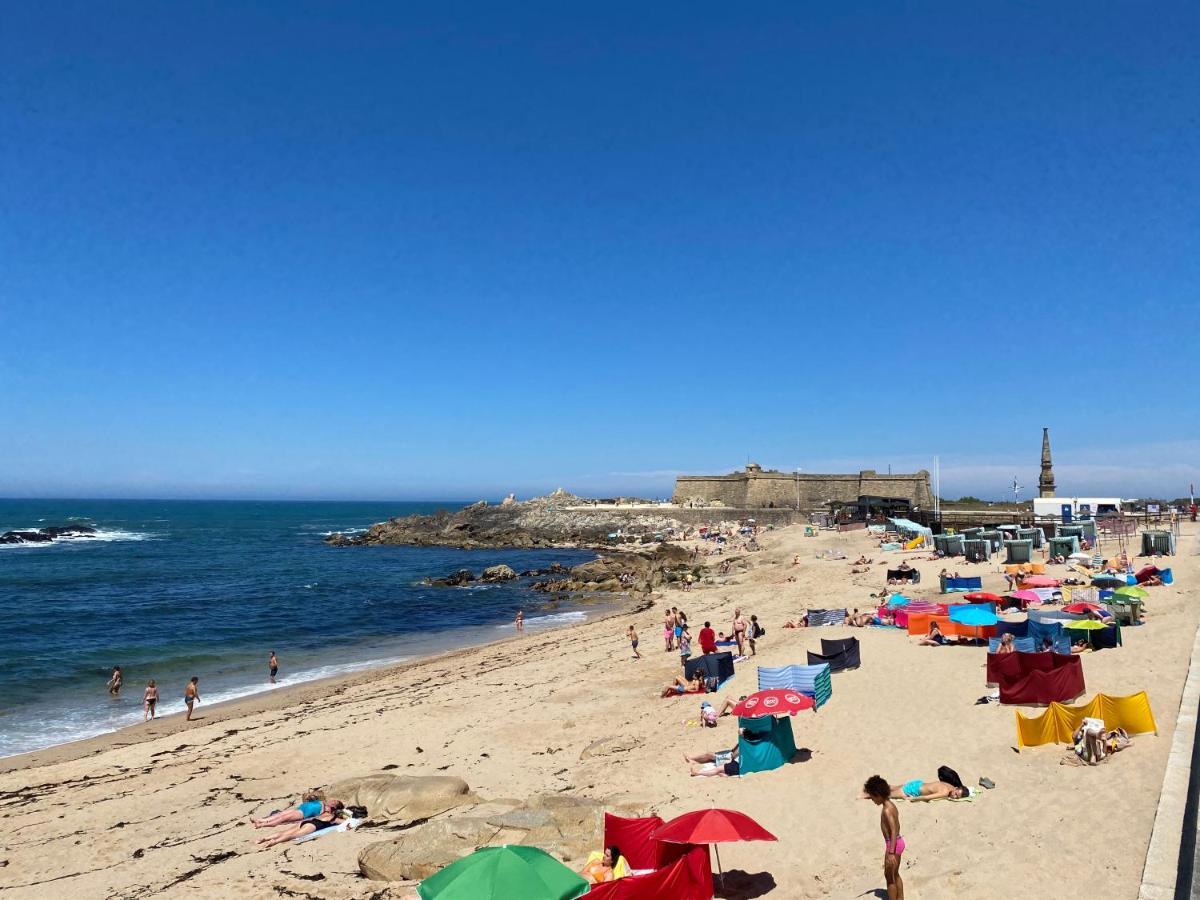 Cozy Beach Front With Rooftop Vila do Conde Exterior foto