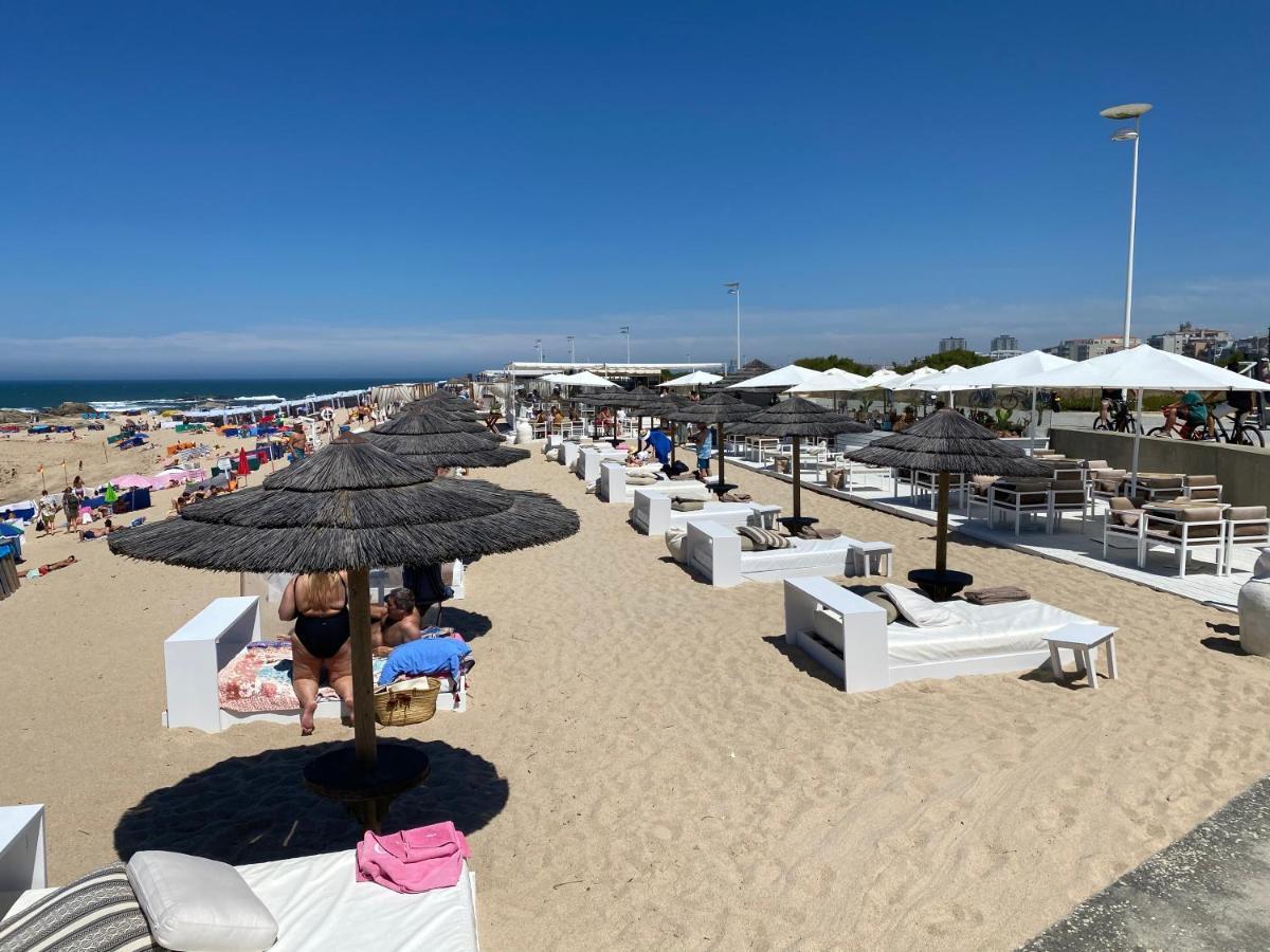 Cozy Beach Front With Rooftop Vila do Conde Exterior foto