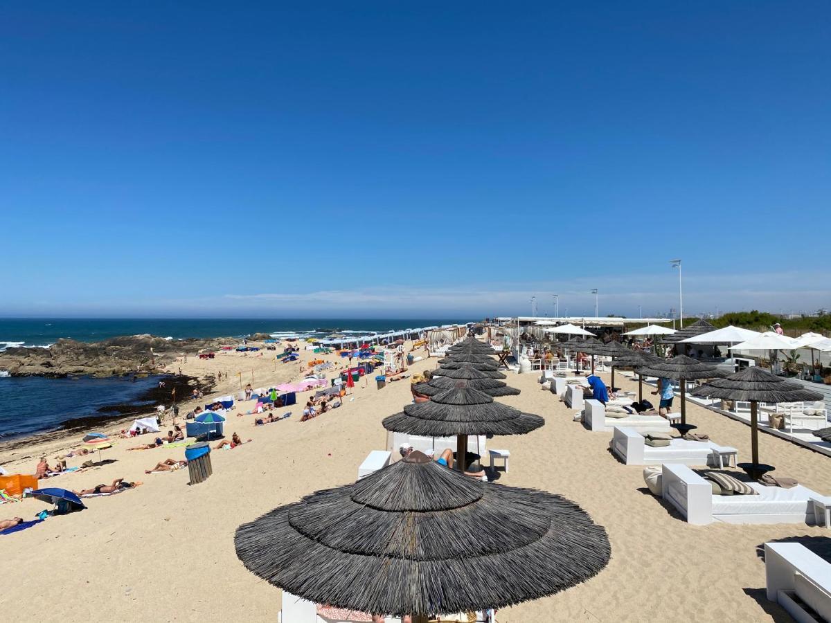 Cozy Beach Front With Rooftop Vila do Conde Exterior foto