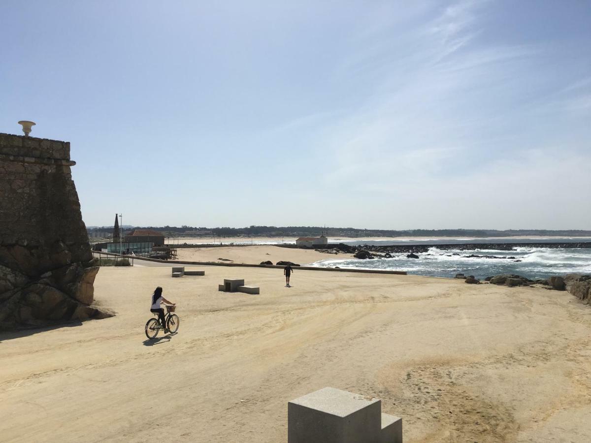 Cozy Beach Front With Rooftop Vila do Conde Exterior foto