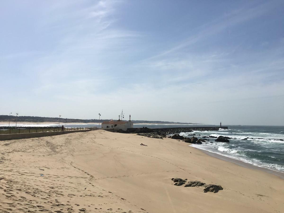 Cozy Beach Front With Rooftop Vila do Conde Exterior foto