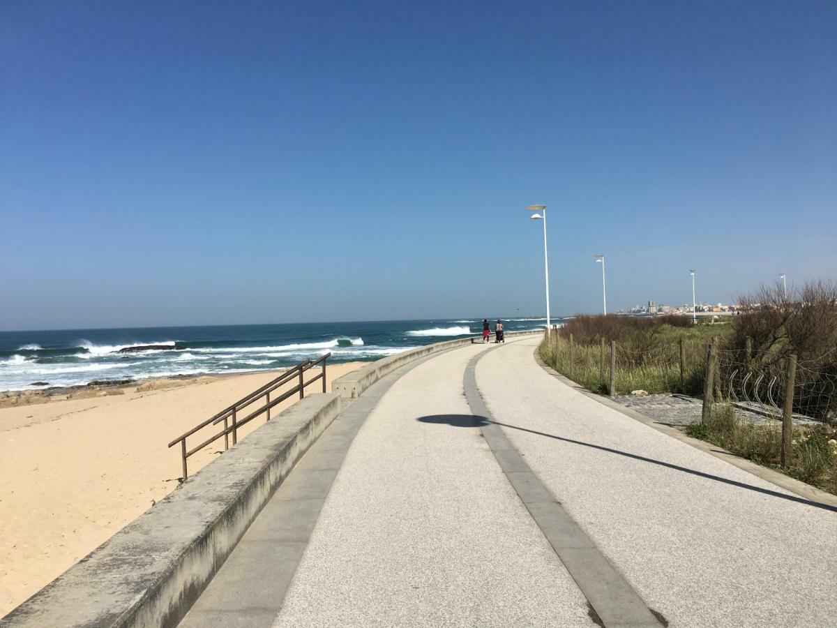 Cozy Beach Front With Rooftop Vila do Conde Exterior foto