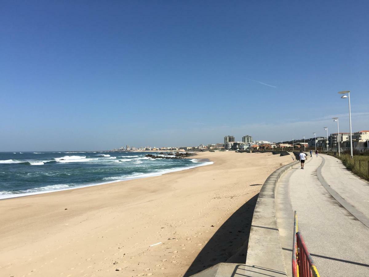 Cozy Beach Front With Rooftop Vila do Conde Exterior foto